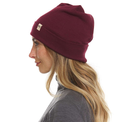 Lightweight Wool Cuff Beanie - 100% Merino Wool