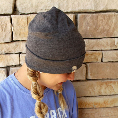 Lightweight Wool Cuff Beanie - 100% Merino Wool