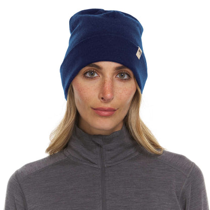 Lightweight - Ridge Cuff Beanie 100% Merino Wool - My Men's Shop