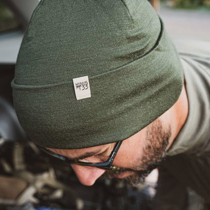 Lightweight - Ridge Cuff Beanie 100% Merino Wool - My Men's Shop