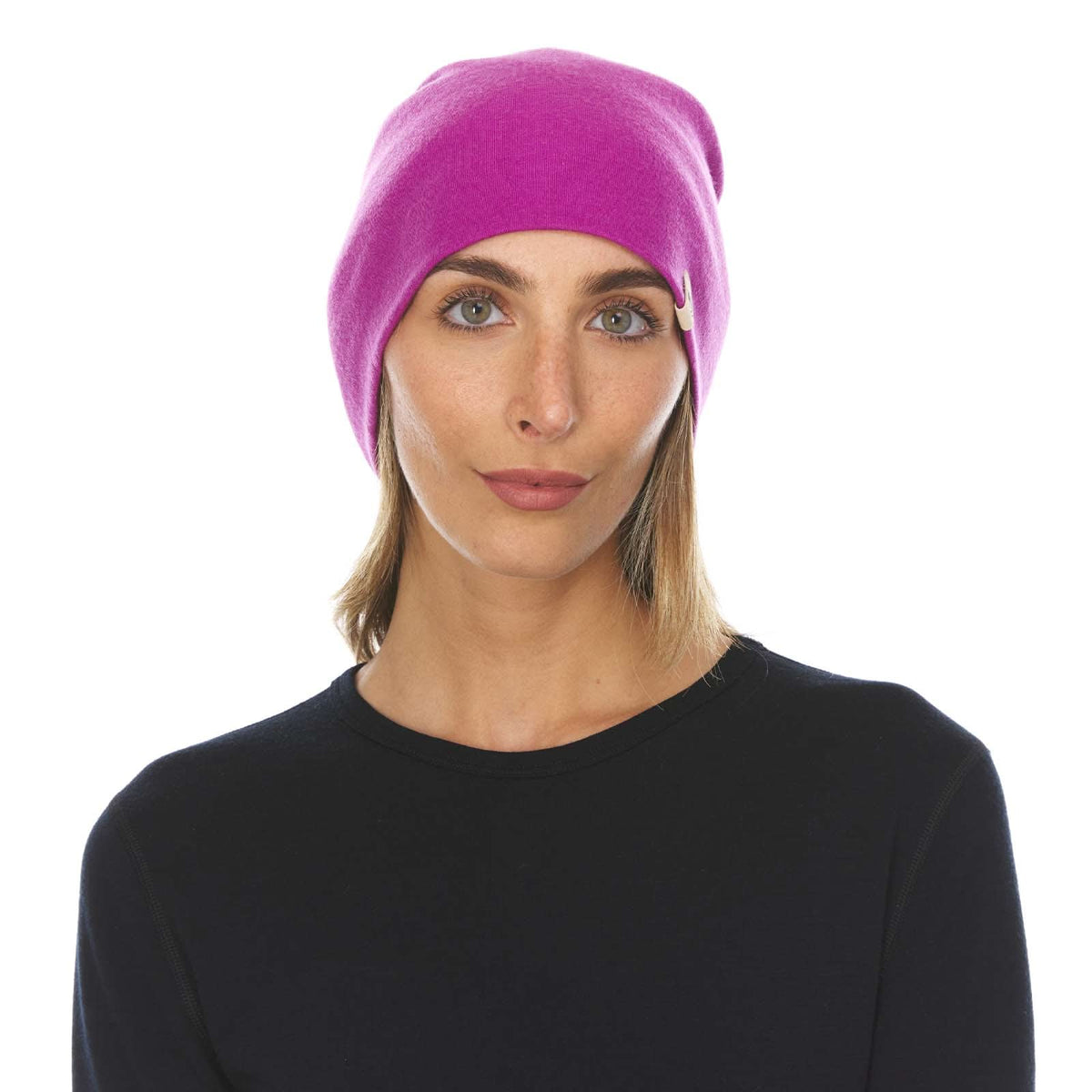 Lightweight Wool Cuff Beanie - 100% Merino Wool