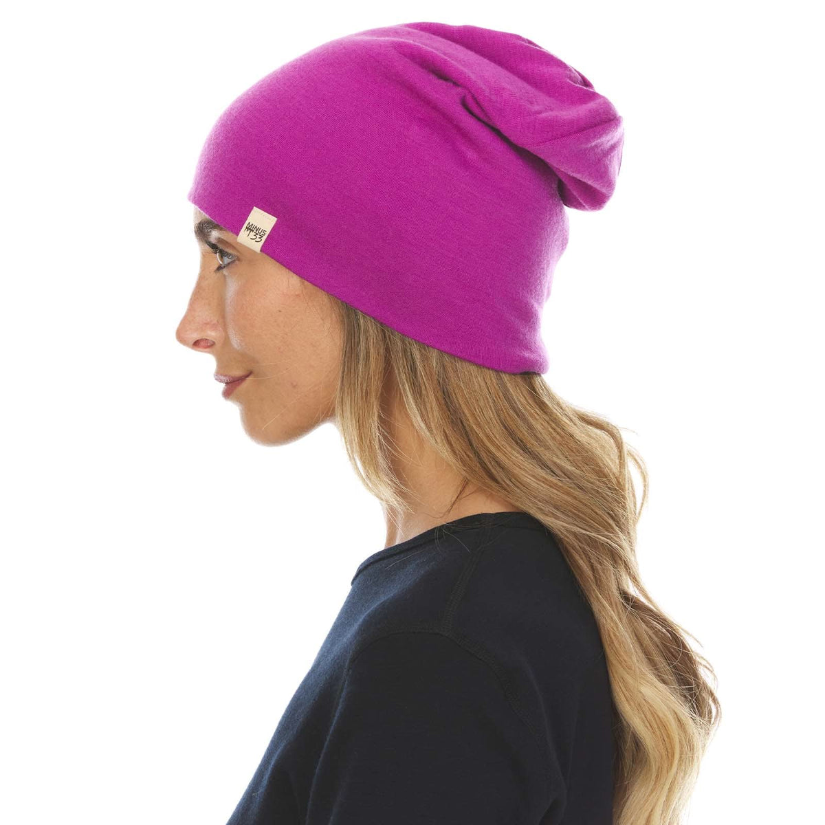 Lightweight Wool Cuff Beanie - 100% Merino Wool