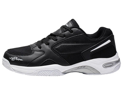 Men's High Arch Firm Support All-In-One Black Walking Shoes, Comfort & Performance Style - My Men's Shop