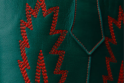 The Togg Green Leather Cowboy Women Boot Final Sale!