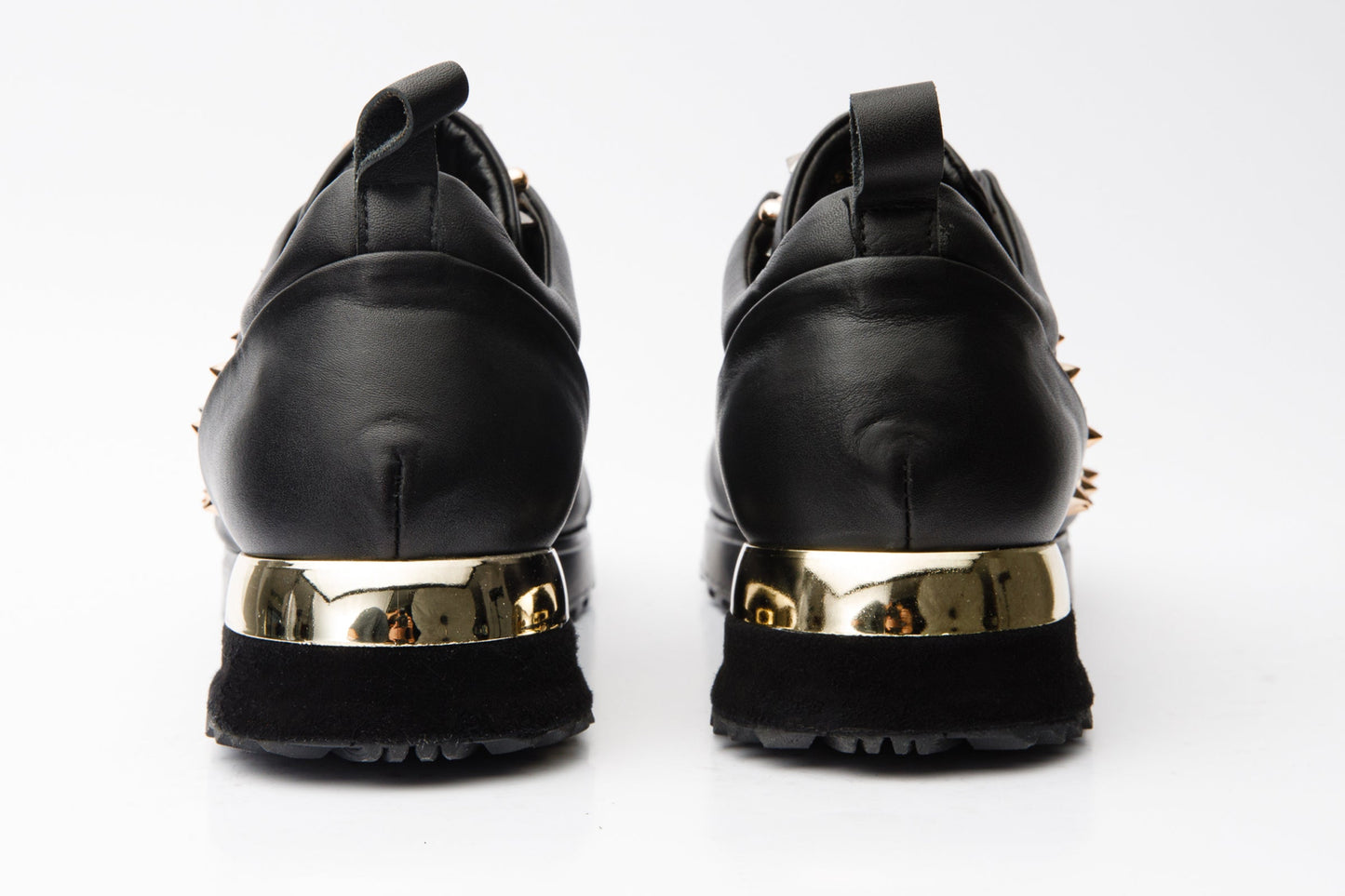 The Infanta Black Spike Leather Women Sneaker Limited Edition