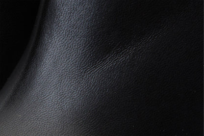 The Abriel Black Leather Ankle Women Boot