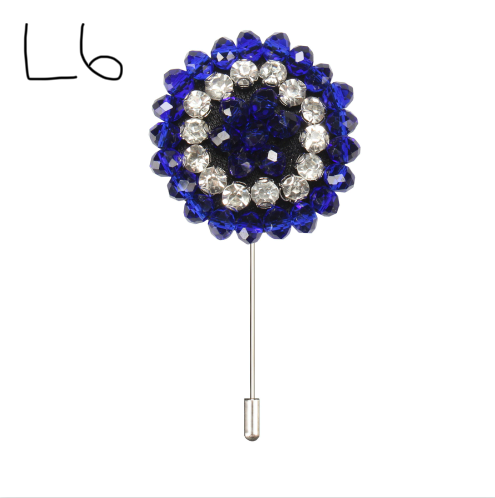 JSLP118 Bejewled Lapel Pin