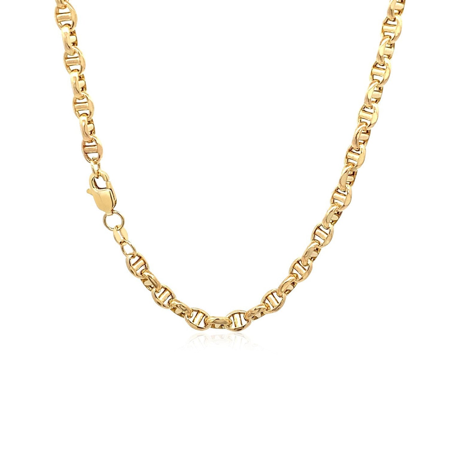 Cadena Ancla de Oro Amarillo 14k de 4.5mm