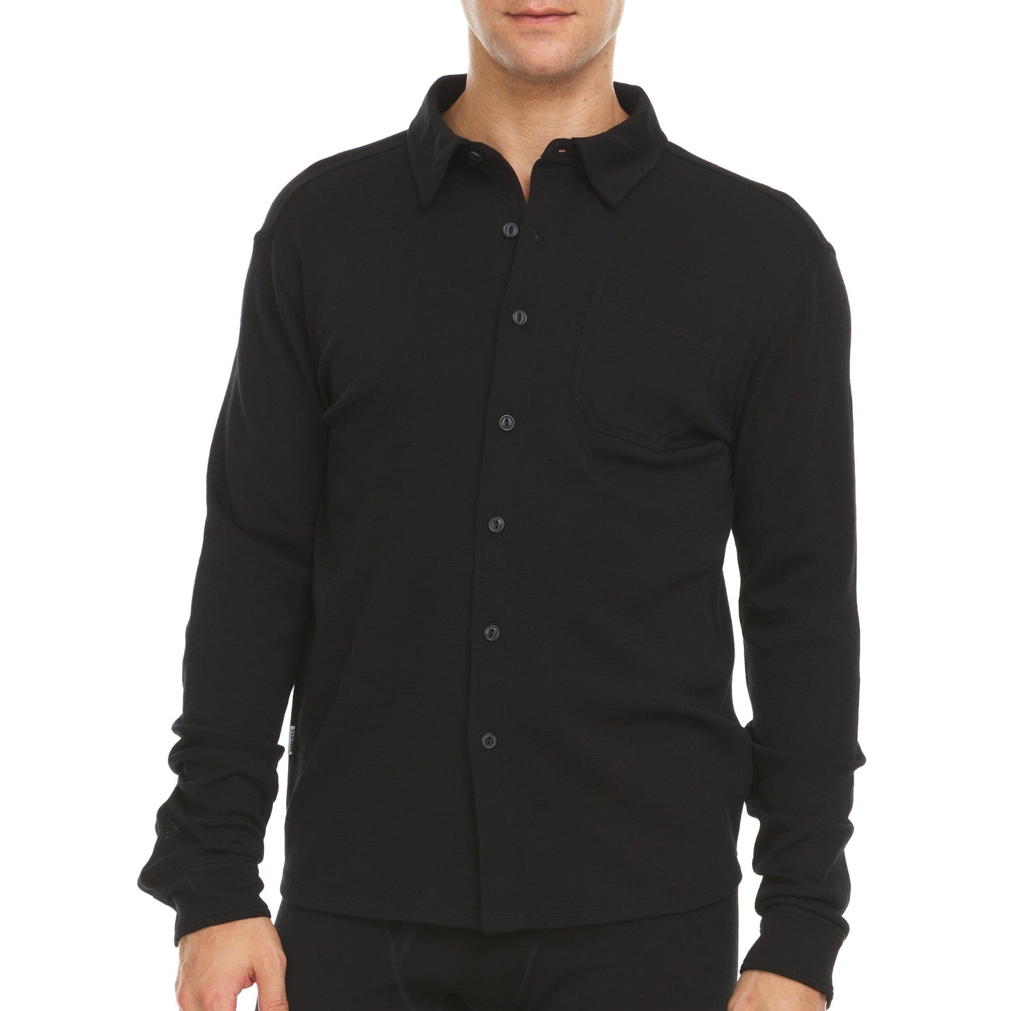 Midweight - Men's Long Sleeve Button Up 100% Merino Wool - My Men's Shop