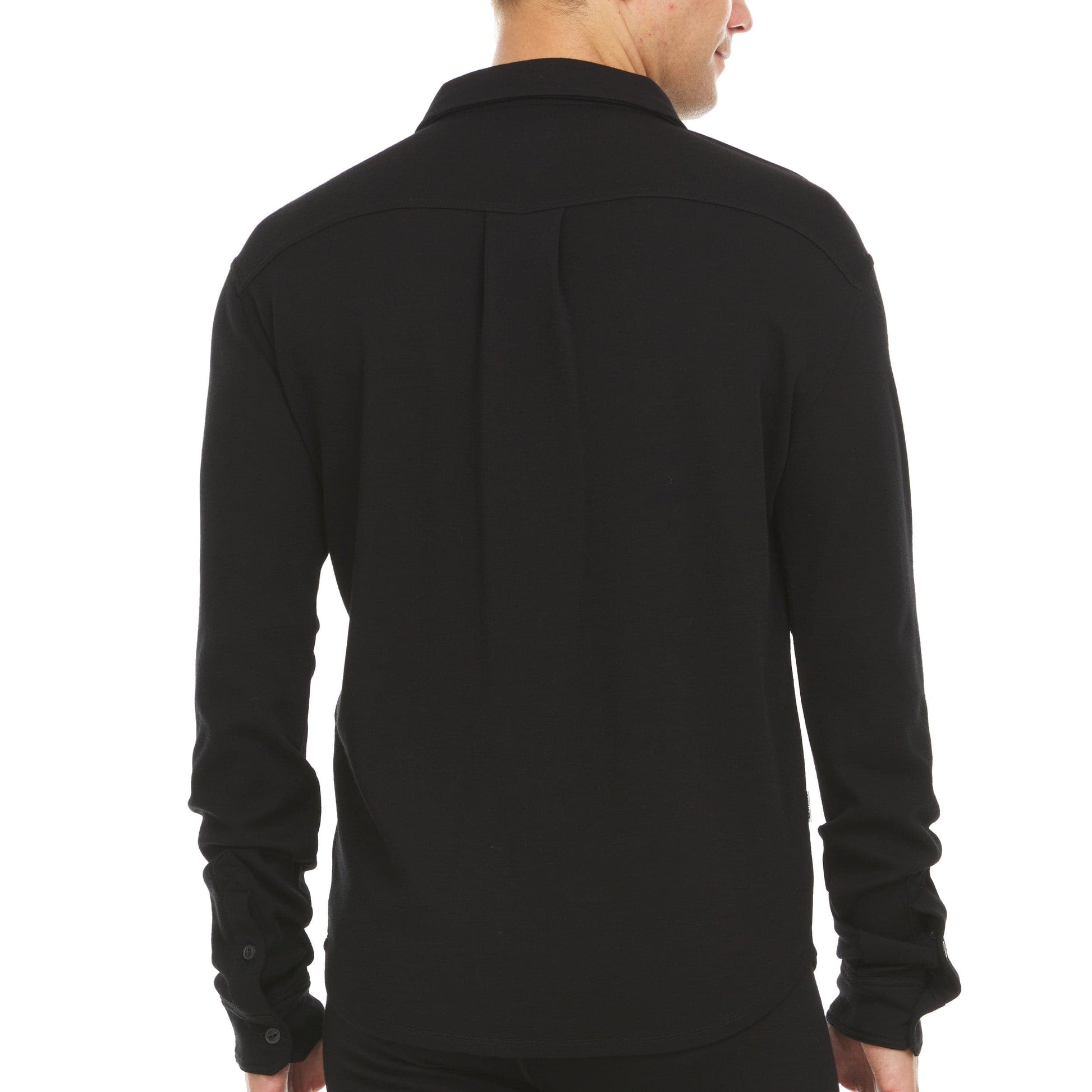 Midweight - Men's Long Sleeve Button Up 100% Merino Wool - My Men's Shop