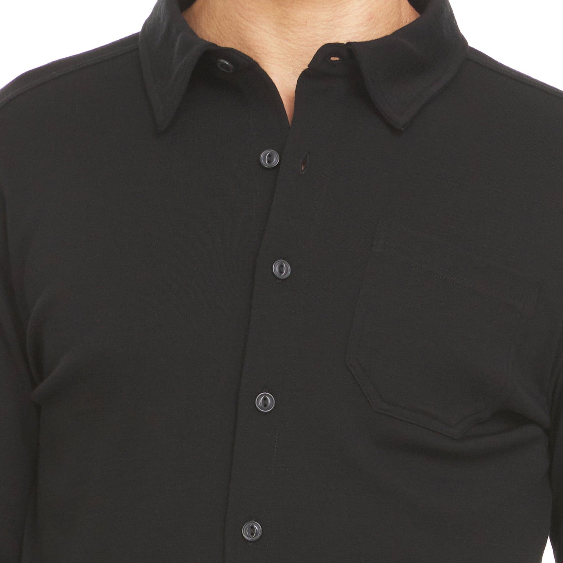 Midweight - Men's Long Sleeve Button Up 100% Merino Wool - My Men's Shop