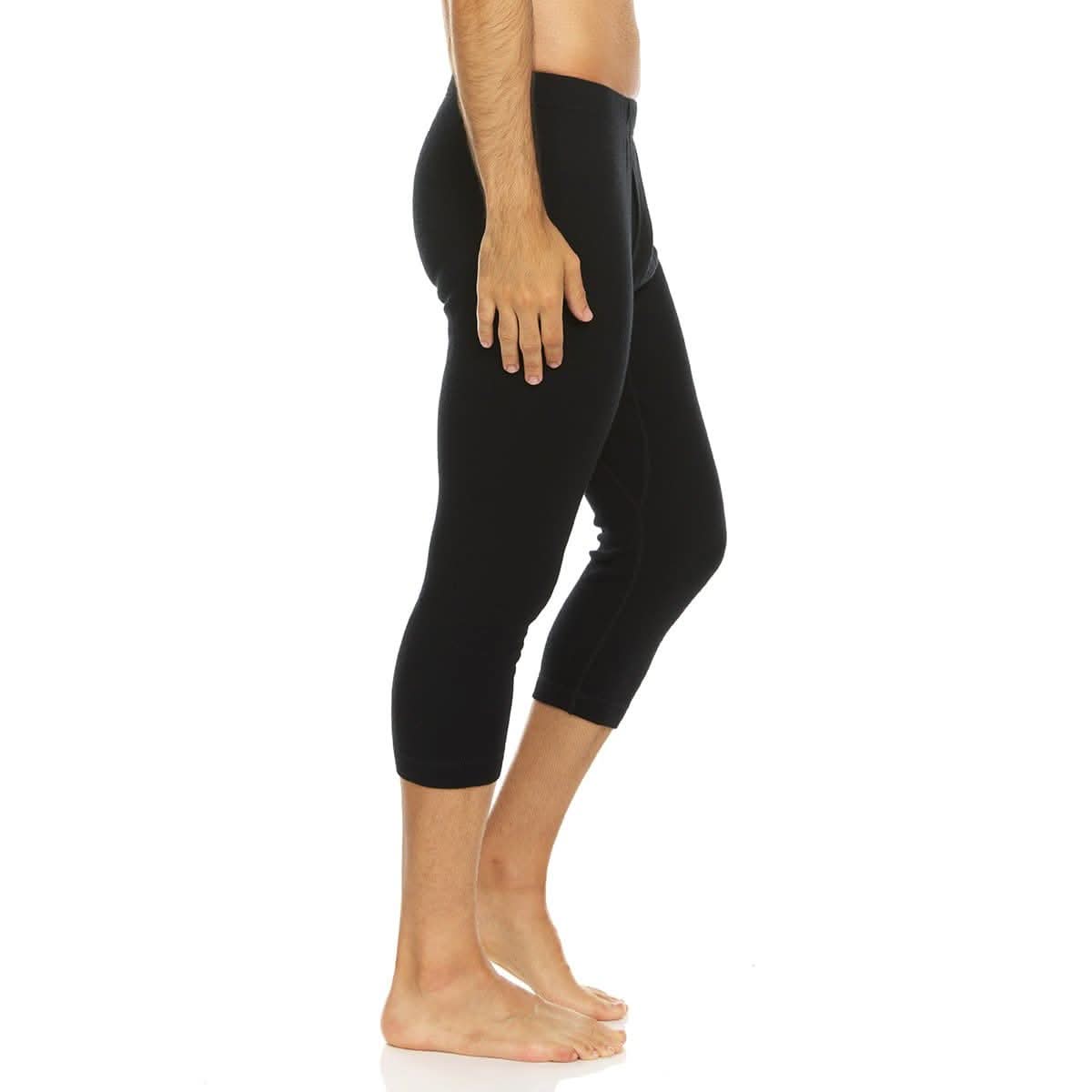 Calzoncillos de esquí de peso medio para hombre 3/4 de longitud Lana merina - Woolverino