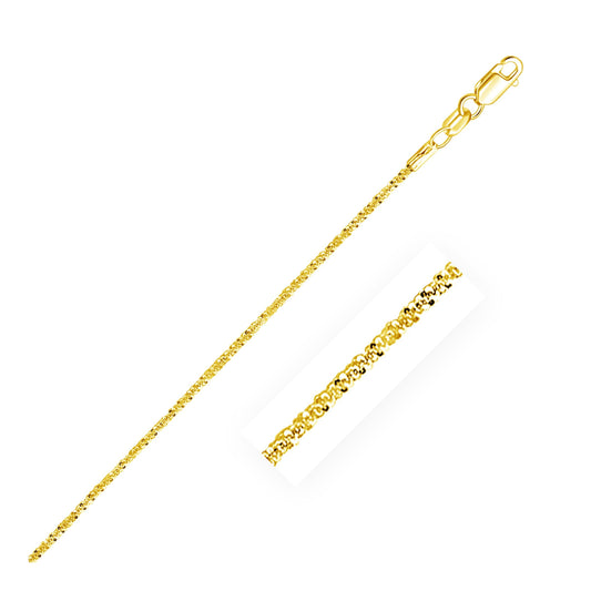 Cadena Brillante de Oro Amarillo 10k 1.50 mm