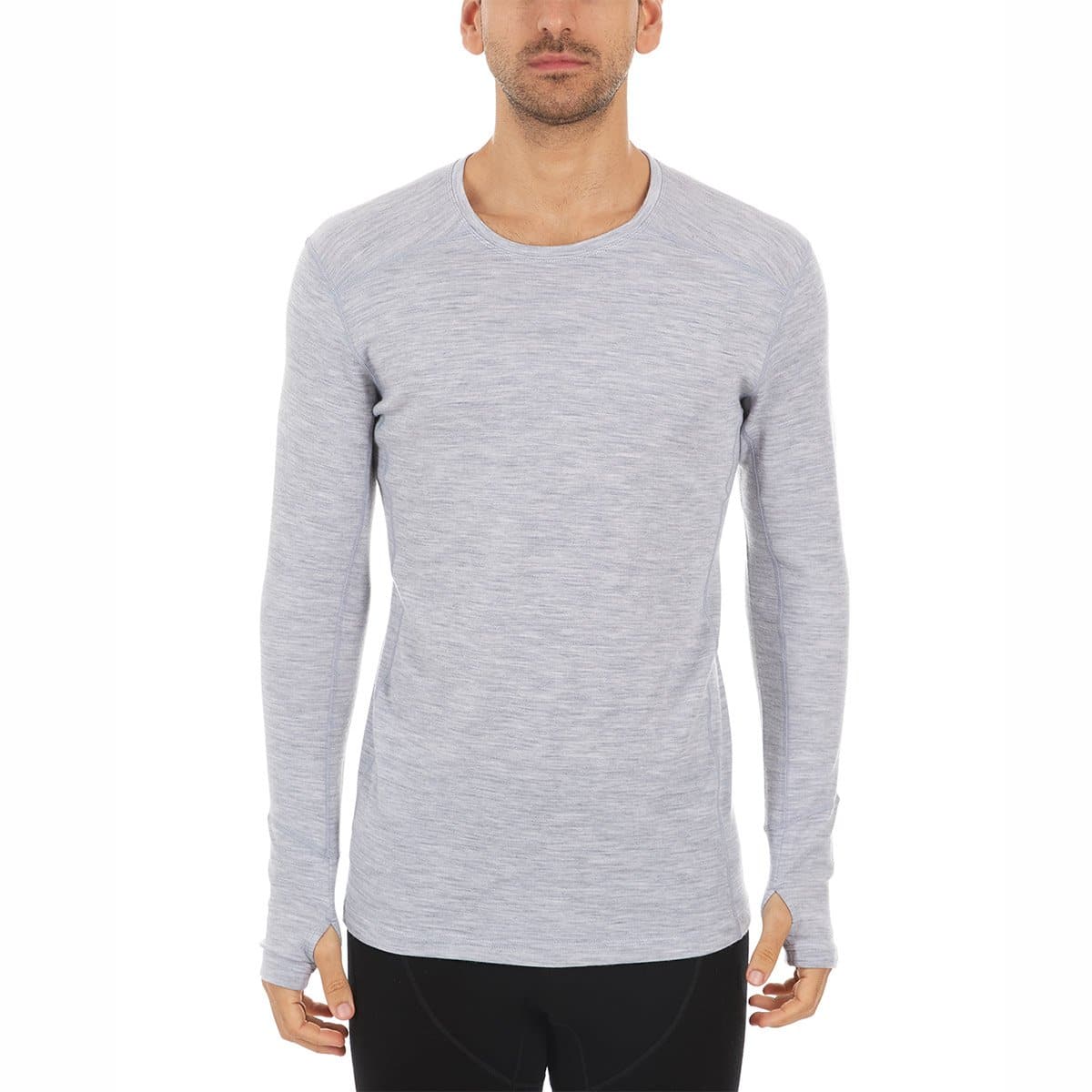 Midweight - Men's Wool Long Sleeve Crew Woolverino - My Men's Shop