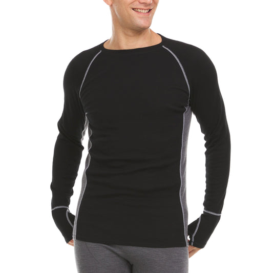 Midweight - Men's Wool Long Sleeve Crew Woolverino - My Men's Shop