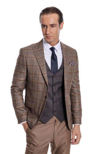 Ty-1422 MENS VESTED SUIT - My Men's Shop