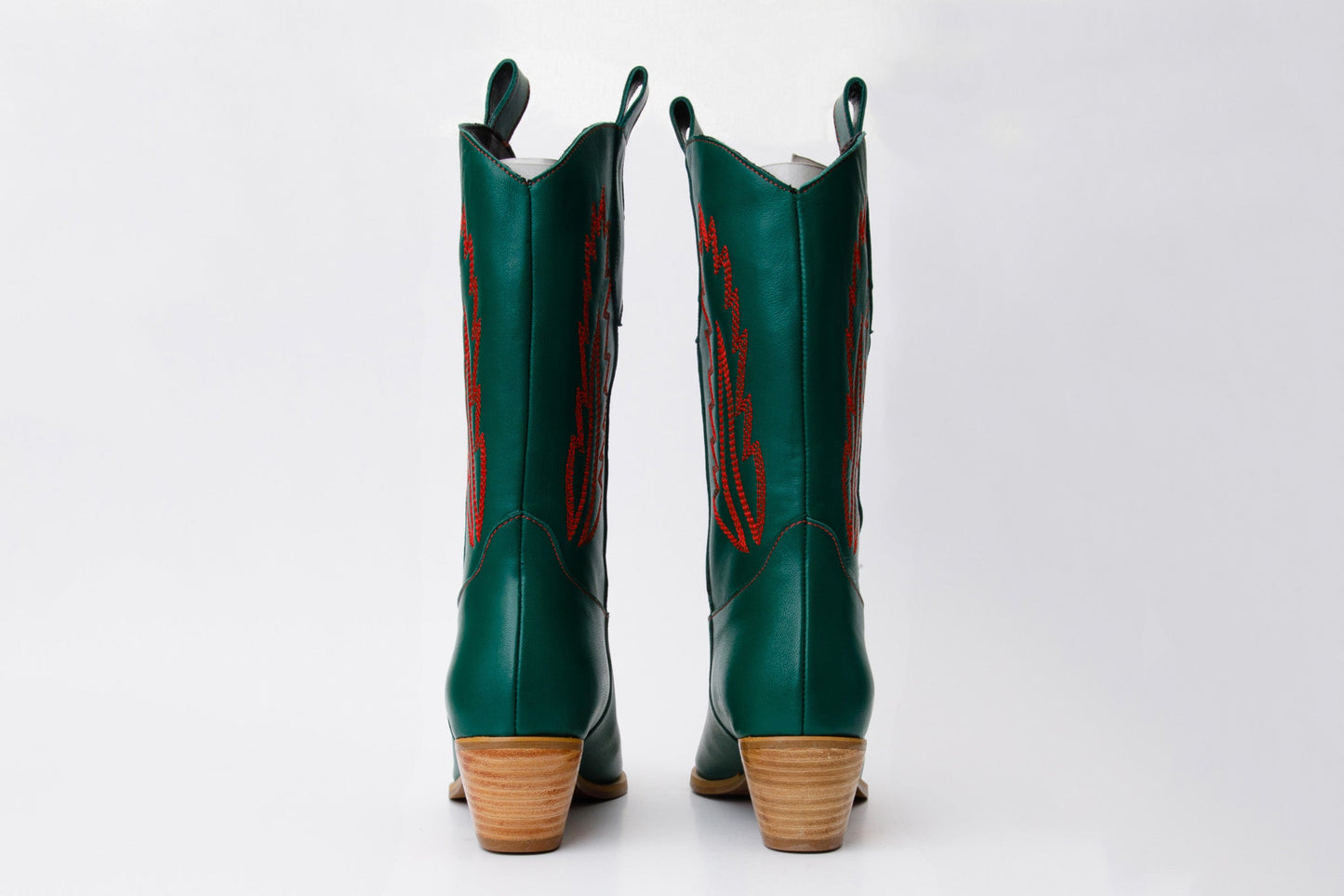 The Togg Green Leather Cowboy Women Boot Final Sale!
