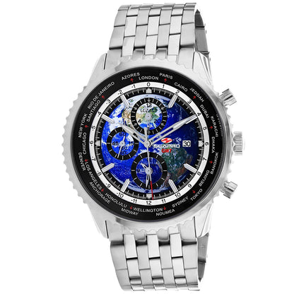 Seapro Reloj para hombre Meridian World Timer GMT