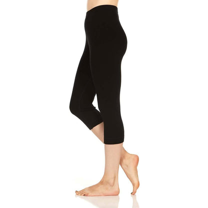 Calzoncillo de esquí de peso medio para mujer 3/4 de largo - Woolverino