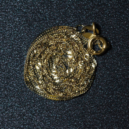Cadena Singapur de oro amarillo de 14k y 1.5mm