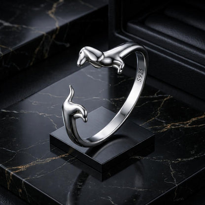 Anillo de plata de ley 925 oxidada para hombre