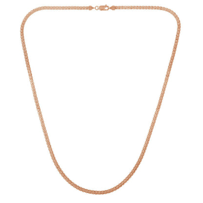Cadena Ice Barrel de Oro Rosa de 14k (3.10 mm)