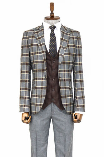 Ty-1422 MENS VESTED SUIT - My Men's Shop