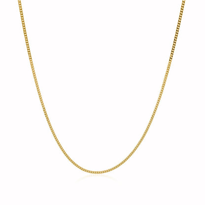 Cadena Gourette de Oro Amarillo de 14k 1.0mm
