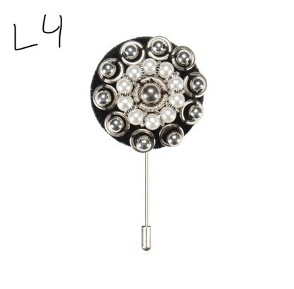 JSLP118 Bejewled Lapel Pin