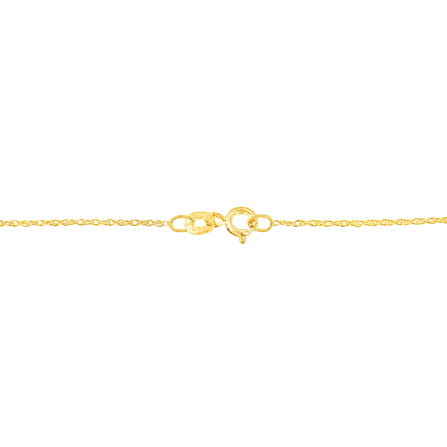 Collar con colgante de corazón abierto con diseño de diamante baguette de 1,00 Cttw en plata de ley .925 chapada en oro amarillo de 14K, 45,72 cm (color I-J, claridad I1-I2)