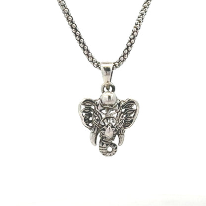 Colgante de animal de plata de ley
