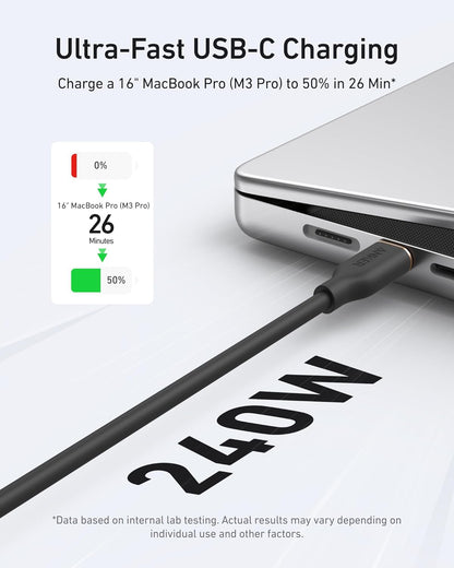 Anker <b>643</b> USB-C to USB-C Cable (Flow, Silicone)