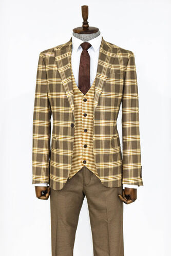 Ty-1422 MENS VESTED SUIT - My Men's Shop