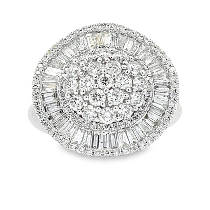 2.00ct Diamond Ring 14KT White Gold