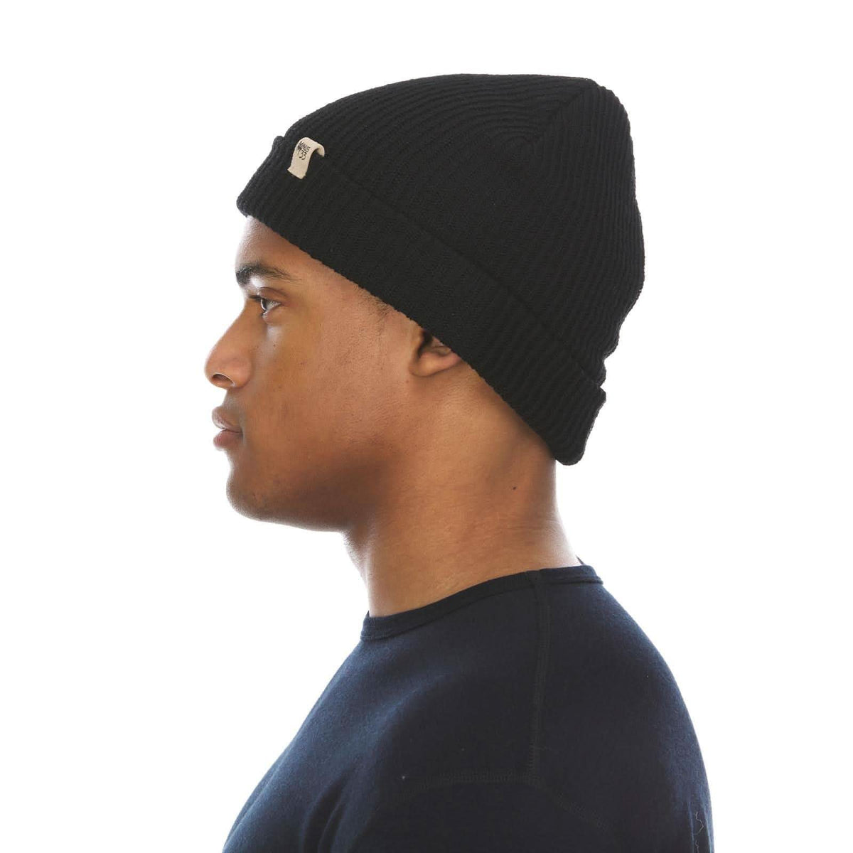 Gorro de lana de punto de peso medio - 100% lana merino
