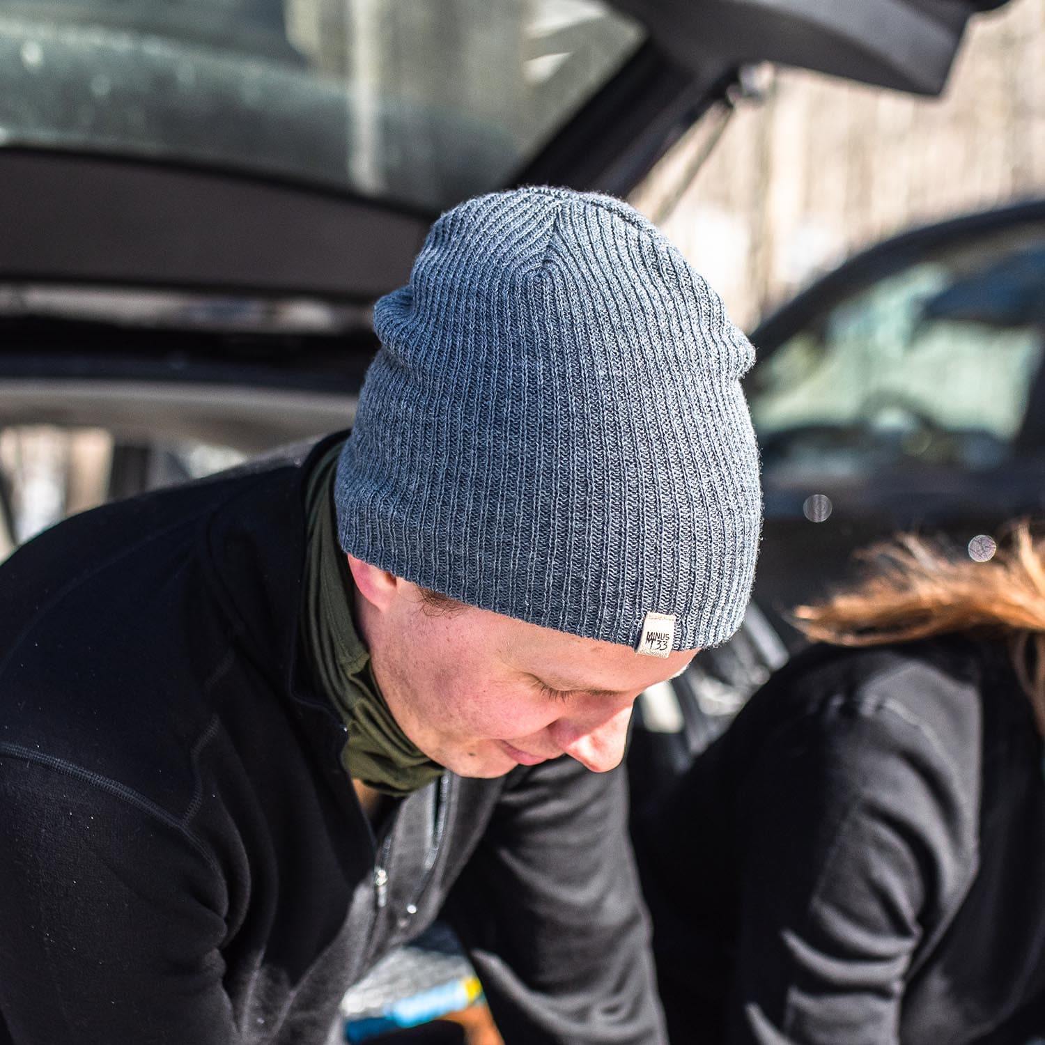 Midweight - Everyday Rib Knit Beanie 100% Merino Wool - My Men's Shop