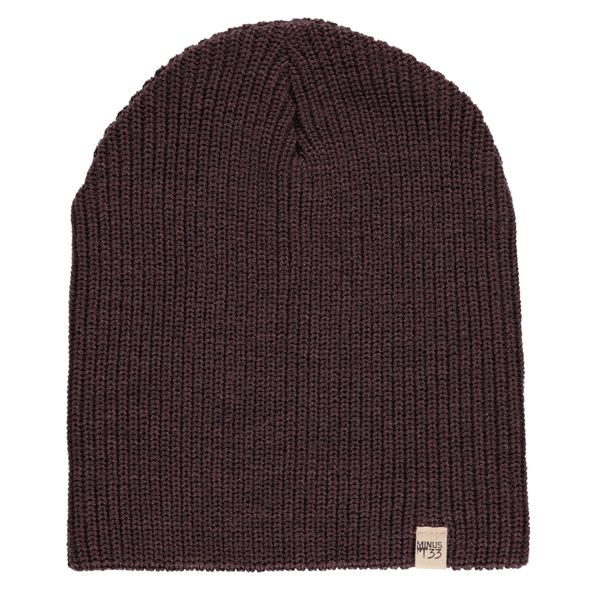Gorro de lana de punto de peso medio - 100% lana merino