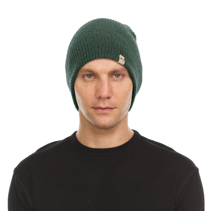 Midweight - Everyday Rib Knit Beanie 100% Merino Wool - My Men's Shop