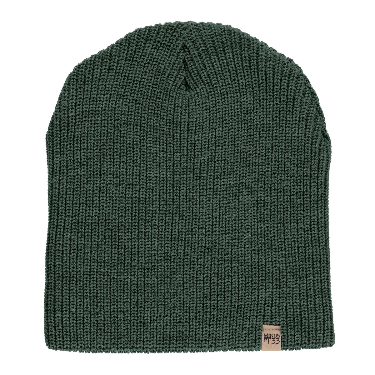 Gorro de lana de punto de peso medio - 100% lana merino