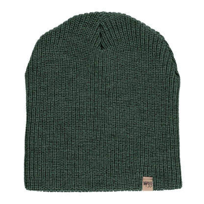 Gorro de lana de punto de peso medio - 100% lana merino