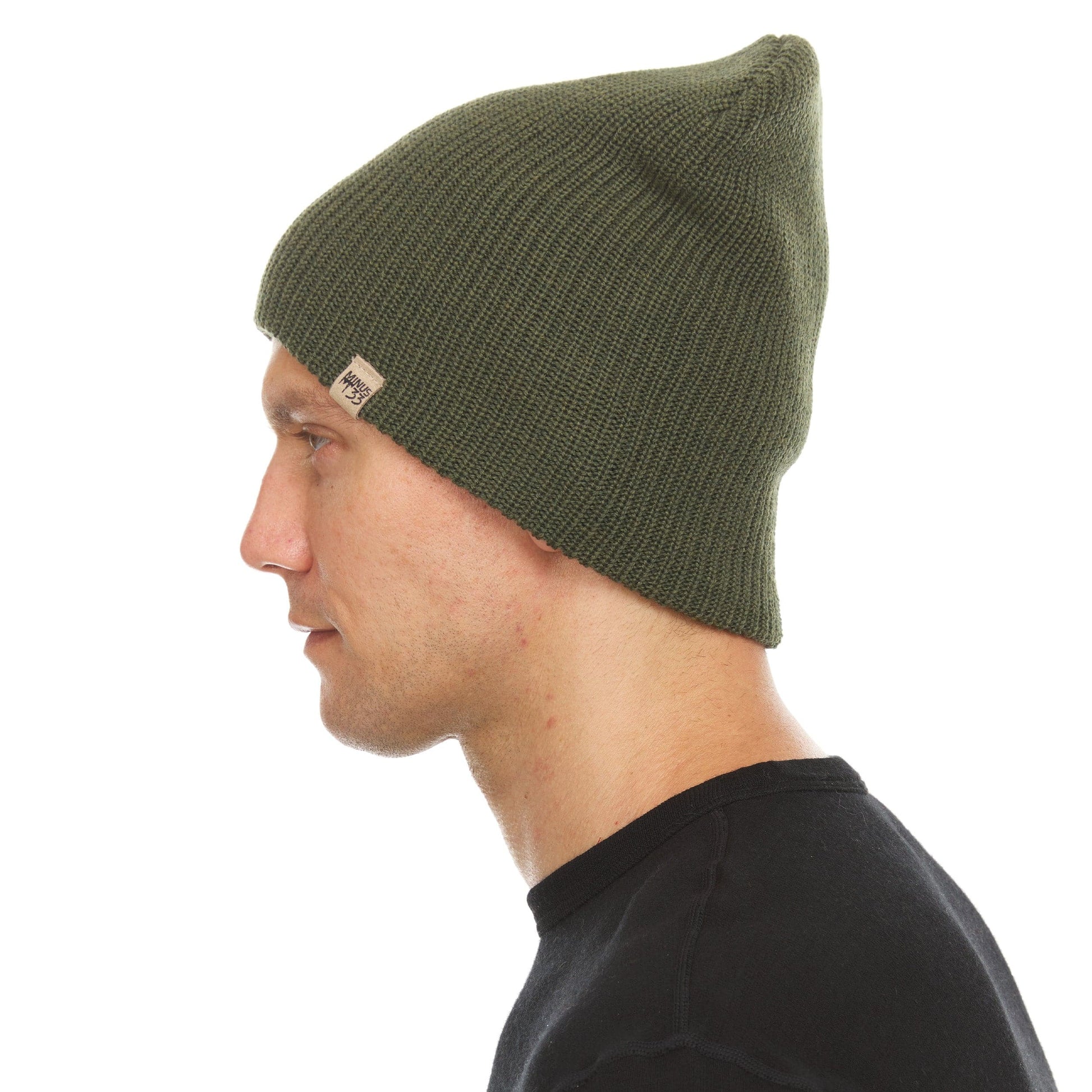 Midweight - Everyday Rib Knit Beanie 100% Merino Wool - My Men's Shop