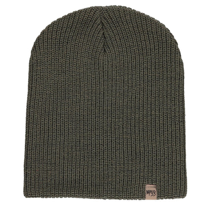 Gorro de lana de punto de peso medio - 100% lana merino