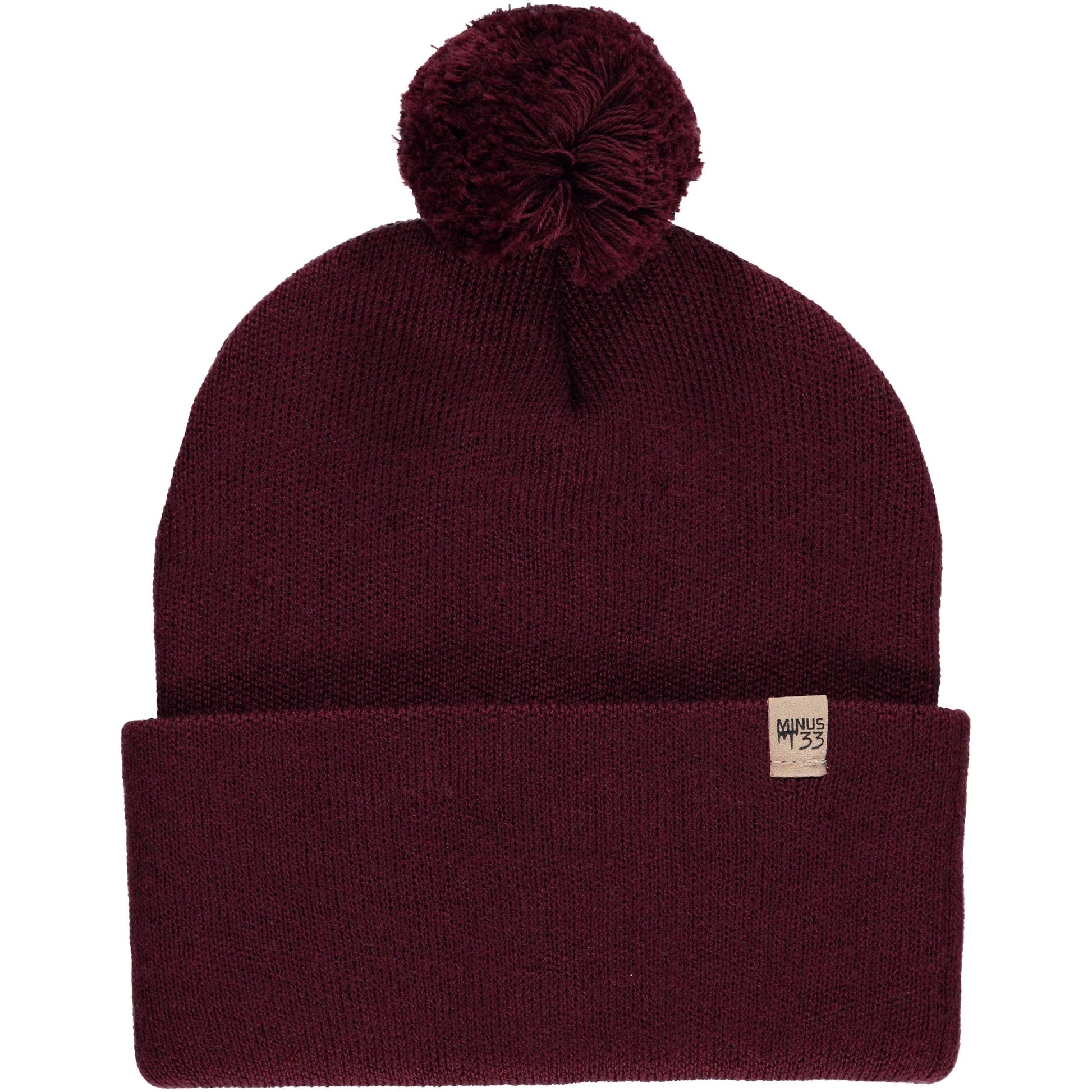 Midweight - Everyday Knit Cuff Pom Beanie 100% Merino Wool - My Men's Shop