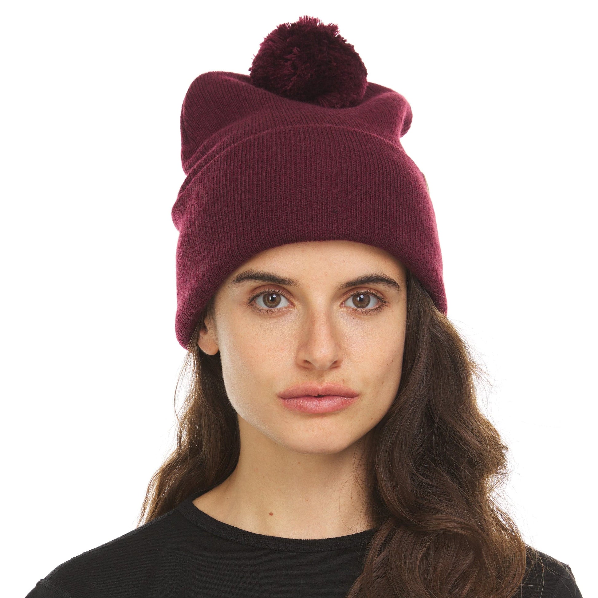 Midweight - Everyday Knit Cuff Pom Beanie 100% Merino Wool - My Men's Shop