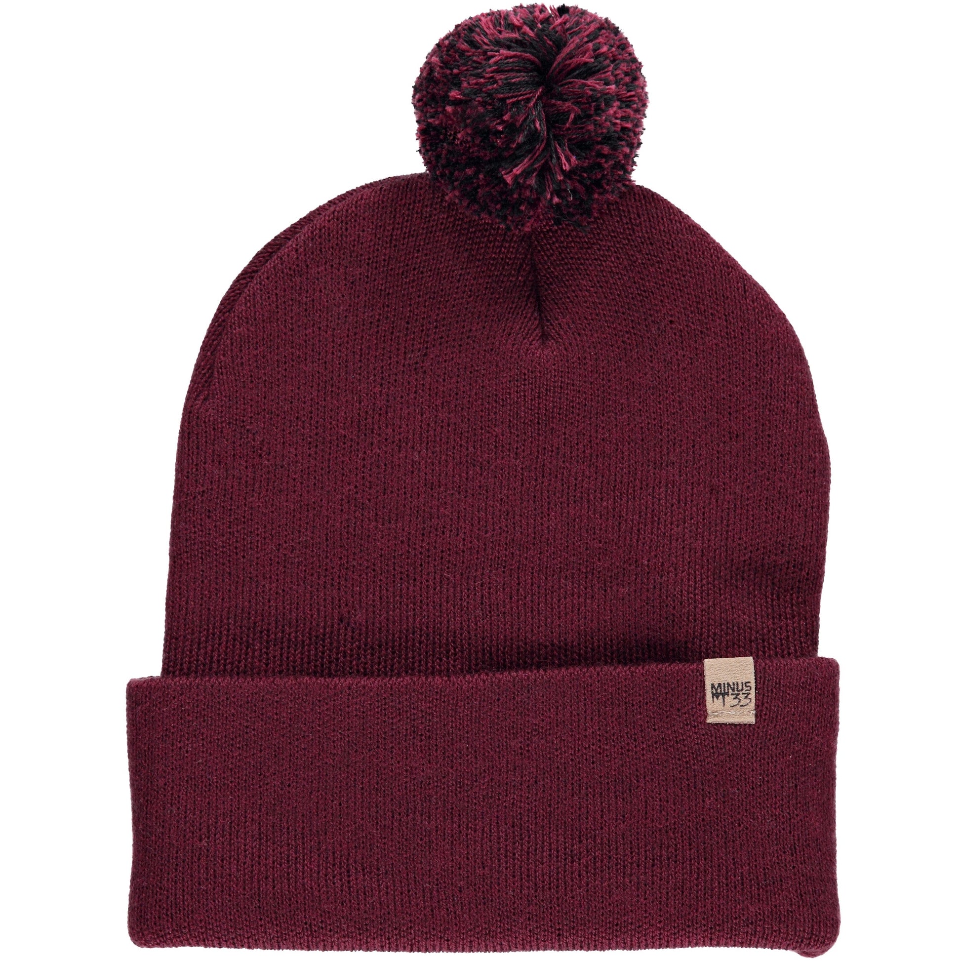 Midweight - Everyday Knit Cuff Pom Beanie 100% Merino Wool - My Men's Shop