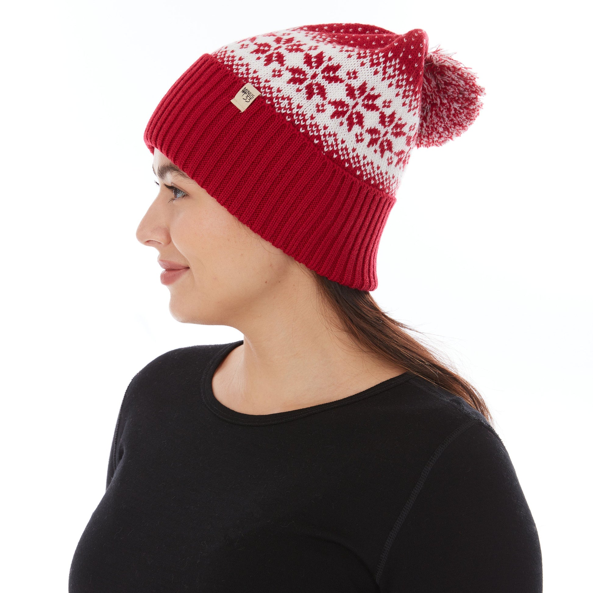 Midweight - Everyday Knit Cuff Pom Beanie 100% Merino Wool - My Men's Shop