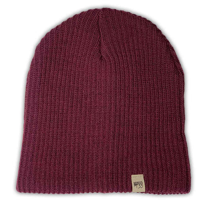 Midweight - Everyday Rib Knit Beanie 100% Merino Wool - My Men's Shop