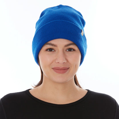 Gorro Beanie de Punto de Lana Merino de Peso Medio | 100% Lana Merino