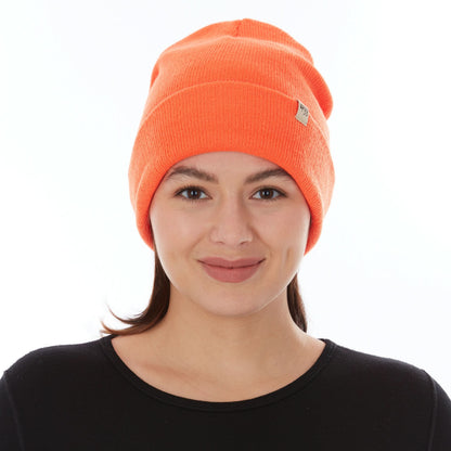 Gorro Beanie de Punto de Lana Merino de Peso Medio | 100% Lana Merino