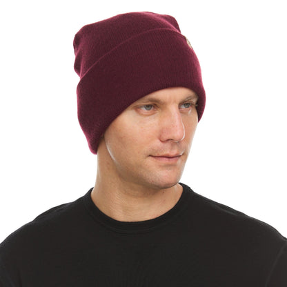 Gorro Beanie de Punto de Lana Merino de Peso Medio | 100% Lana Merino